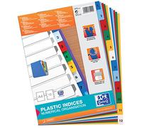 Elba 100204769 Lot de 1-12 12 pièces en plastique multicolore A4 Lot de 25