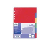 Elba 100204929 Jeu d'intercalaires 6 positions 17 x 22 cm Assortis