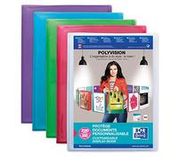 Elba - 100211079 - Polyvision Protège-Documents Personnalisable 200 Vues Polypropylène Translucide A4 Couleur Aléatoire