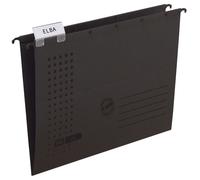 Elba 100552082 Dossier suspendu chic - carton (RC), 230 g/qm, A4, anthracite
