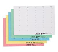 ELBA 100555643 Etiquette pour onglet, 4 lignes, jaune