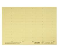 Elba 100555643 vertic® Étiquette d'identification pour le classement, 58 x 18 mm, jaune, 50 pièces