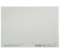 Elba 100555644 vertic® Étiquette d'inscription pour le classement, 58 x 18 mm, blanc, 50 pièces