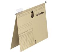 Elba 100560076 Dossier suspendu VL, agrafage commercial, carton natron (RC), 230 g/qm, A4, brun naturel