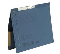 Elba 100570019 Classeur à levier avec pochette extensible - carton de Manille (RC), 320 g/qm, A4, 318 x 265 mm, bleu