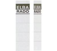 Elba 100420961 Étiquettes de dos à insérer - courtes/étroites, blanc, 10 pièces