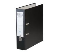Elba 10417SW Rado Brillant Lot de 20 classeurs à levier à étiquette interchangeable Noir Format A4 Dos 8 cm