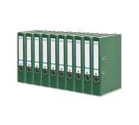 Elba 10453GN Smart Pro Lot de 10 classeurs à étiquette interchangeable Vert Format A4 Dos 5 cm