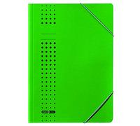 Elba 33470GN Lot de 25 chemises cartonnées à élastiques Vert 450 g/m² Capacité 150 feuilles A4