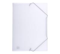 Elba 33490FL Lot de 10 chemises en plastique à élastiques Transparent Format A4 0,05 mm Capacité 50 feuilles