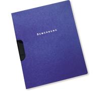Elba 36411db Lot De 10 Chemises De Présentation À Clip Cartonnées Bleu Foncé A4 Capacité 30 Feuilles