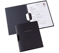 Elba 36499AZ Dossier de candidature job basic clip-fix - PP 0,5 mm, 30 feuilles A4, anthracite