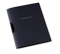 Elba 36499AZ Lot de 10 chemises de présentation à clip et à 3 volets Cartonnées Anthracite Capacité 30 feuilles A4