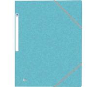 Elba 38914 Chemise Carton Recy arte Pelliculée A4 210 x 297 mm 5/10E 390 g Étiquette Dorsale Aspect Marbré Azurant Bleu