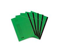 ELBA 400002025 File Folder Chic Pack of 5 A4 7 Compartments with Blank Tabs Card