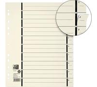 Elba 400004671 Trennblätter mit Perforation - A4 Überbreite, chamois, 100 Stück