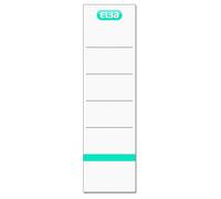 Elba 400039636 einsteckrückenschilder pour classeur-dos 8 cm-blanc, avec logo imprimé