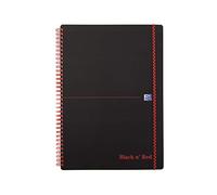 Elba 400047654 Noir A4 70Feuilles Bloc-Notes - Blocs-Notes (Adultes, 70 Feuilles, Noir, Rouge, Uniforme, A4)