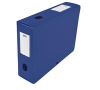 Elba 400094582 Boîte de classement à monter dos 80 mm polypropylène opaque 24 x 32 cm Bleu
