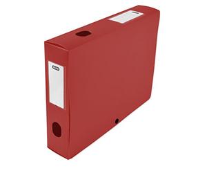 Elba 400094610 Boîte de classement à monter dos 60 mm polypropylène opaque 24 x 32 cm Rouge