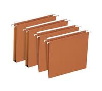 Elba 400126812 Lot de 25 dossiers suspendus pour tiroir Empattement 39 Fond U 30 mm Format extérieur 37,1 x 24 Orange