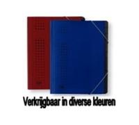 Classeur à levier ELBA chic A4 bleu avec 12 compartiments Carton