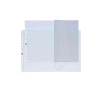 Elba 50 x pochettes perforées a3 italienne pp 0,08 mm grainée perfo petit coté pliée sur a4 71300