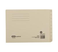 Elba 80401 Spektral Lot de 100 dossiers en carton recyclé pour pochettes suspendues/porte magazine Chamois 230 g/m²