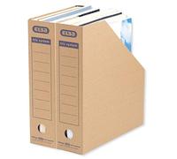 Elba 83521 Tric System Lot de 12 porte-magazines à imprimés Marron