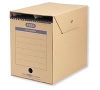 Elba 83525 Tric System Lot de 6 boîtes de rangement pour classement systématique avec onglets Marron naturel Grande taille