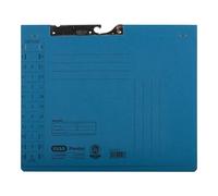 Elba 90421BL Lot de 50 dossiers suspendus en carton manille à lamelle et encoche Bleu 250 g/m²