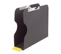 Elba 96418 Lot de 5 dossiers suspendus en carton recyclé à ouverture frontale pour environ 750 feuilles format A4 Noir Épaisseur 1,6 mm