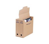 Elba Boîte darchivage 1554257 23.6 mm x 30.8 mm x 33.3 mm carton ondulé marron incolore 1 pc(s)