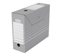 ELBA Boîte d'archives tric 100552039 9,5x26,5X34cm carton gris/blanc