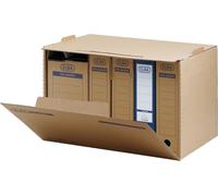 ELBA Boîte d'archives tric Système 100421093 pour DIN A4 brun naturel