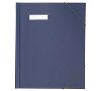 ELBA chemise courrier A4 en PVC, avec élastiques, bleu