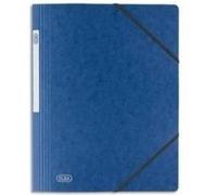 Elba chemise simple à élastiques pour a4 carte 5 100 bleu 100200264 G