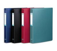 OXFORD Classeur OXFORD Memphis A4 dos 40 mm 4 anneaux en PP assortis classique