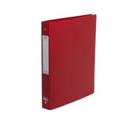 Oxford Classeur Memphis A4 Dos 40 mm 4 anneaux ronds Couverture polypro Rouge