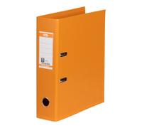 Elba Classeur A4 Strong Line 8 cm de large en plastique intérieur et extérieur Orange