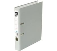 Elba - classeur rado classique lux brillant, dos: 50 mm, gris a4, reliure extérieure intérieure affiné avec de la acryliquaffiné