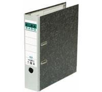 Elba - classeur rado classique papier marbré, largeur de dos: 50 mm, gris, format a4, couverture externe interne en papier aya G