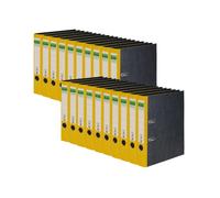 'ELBA classeur rado marbré " A4, format portrait (20 unités) jaune