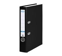 Elba - classeur rado basic top, largeur de dos: 50 mm, noir format a4, reliure extérieure pp intérieure papier, porte-étiquett Noir G
