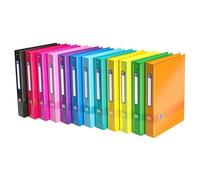 Elba Classeurs Color Life A4+ - Dos 40 Mm - 4 Anneaux - Couleurs Assorties