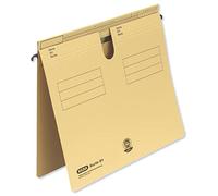 Elba Classeurs suspendus 81459bl Variété 81, pour avec reliure commerciale ou Lot de 50 dossiers suspendus à crochet, bleu Dossier suspendu 81 jaune