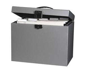 Elba Class'n Go Classic Valisette + 5 Dossiers suspendus avec cavaliers d'indexation A4 Gris Métal