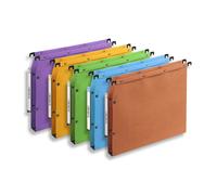 Elba Dossier suspendus pour armoire Ultimate A4 Kraft - 350 feuilles - Fond U 30 mm - Assortis - Lot de 25