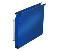 Elba Dossier suspendus pour armoire Ultimate A4 Polypropylène - 350 feuilles - Fond U 30 mm - Bleu - Lot de 10
