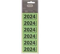 ELBA Étiquette de contenu "2024" vert Dimensions : (l)57 x (h)25 mm 120 pièces